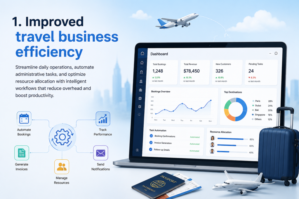 Travel business efficiency