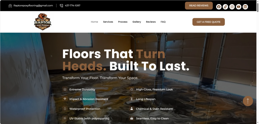 Raptor Epoxy Flooring
